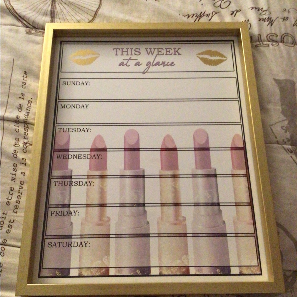 Makeup white board
